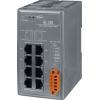 Unmanaged 8-Port Industrial 10/100 Base-TX Ethernet SwitchICP DAS
